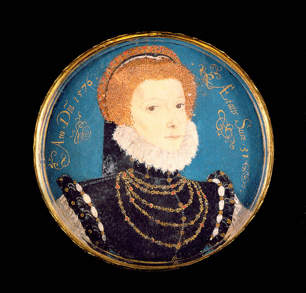 Porträt einer Frau, 1576 von Nicholas Hilliard