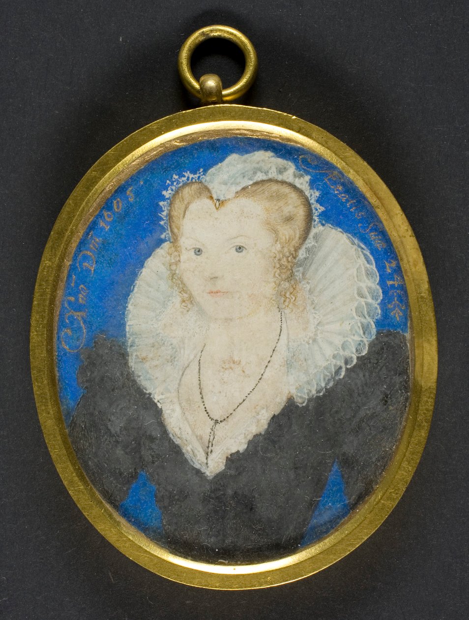 Porträt einer englischen Dame von Nicholas Hilliard