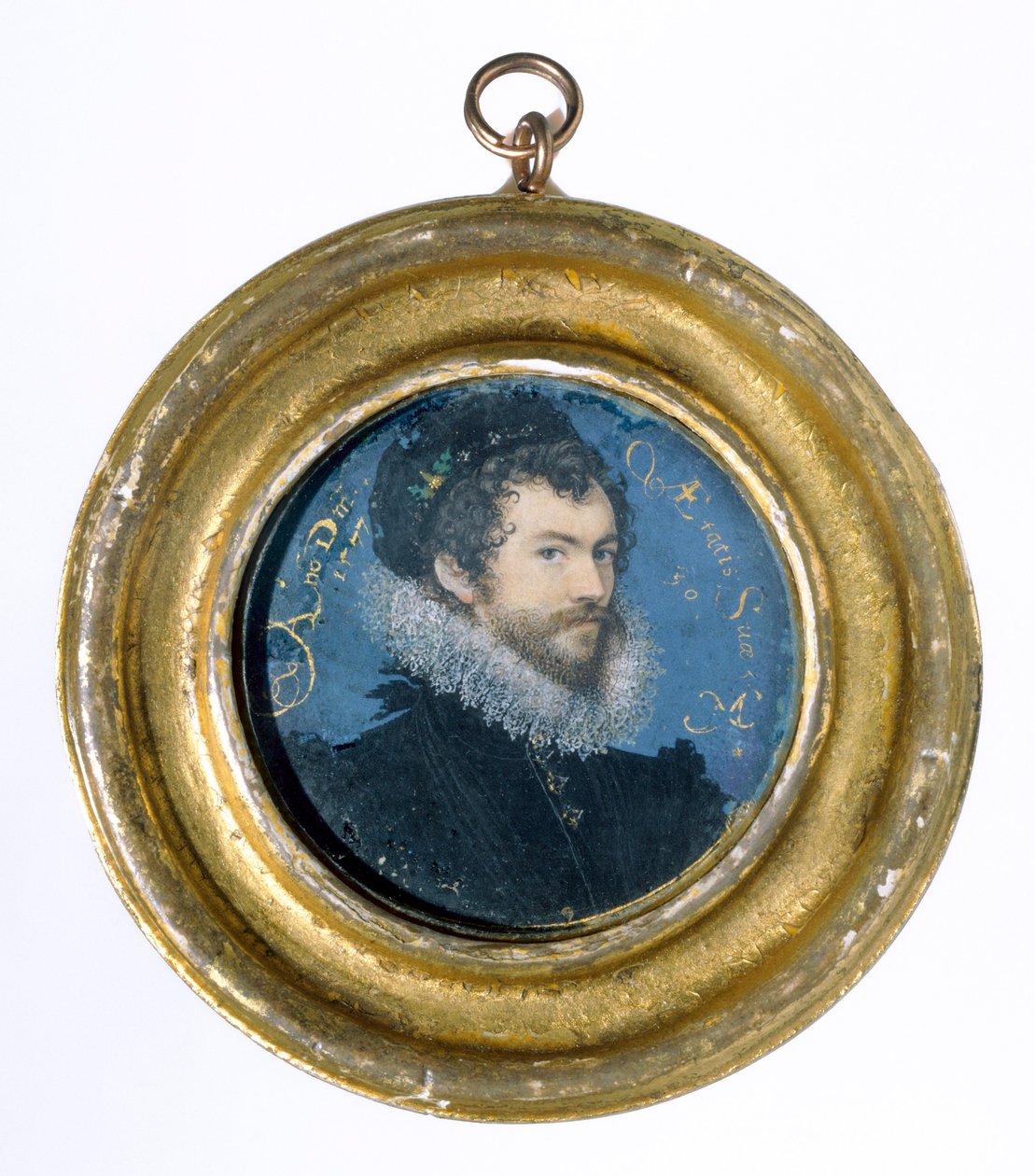 Selbstporträt, 1577 von Nicholas Hilliard
