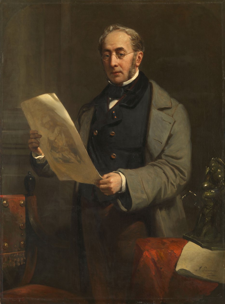 Porträt von Jacob de Vos Jacobszoon von Nicholas Pieneman