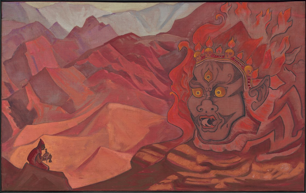 Dorje, der Mutige, "Banner des Ostens" Serie, 1925 von Nicholas Roerich