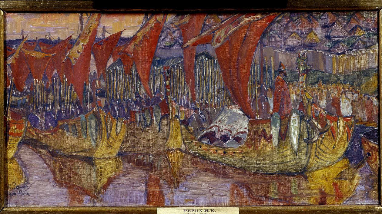 Die Kampagne von Chersonessos durch Wladimir den Großen von Nicholas Roerich