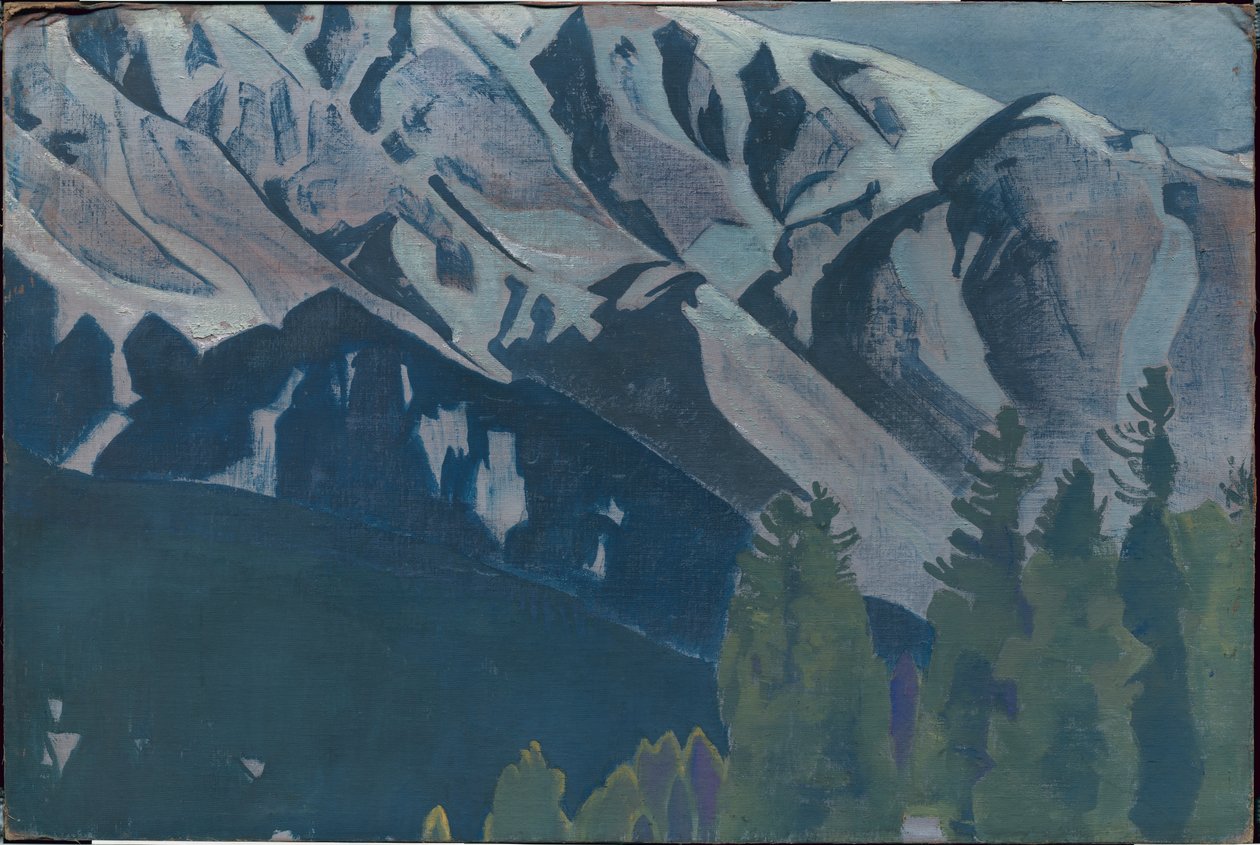 Pir Panjal, aus der gleichnamigen Serie, 1925 von Nicholas Roerich