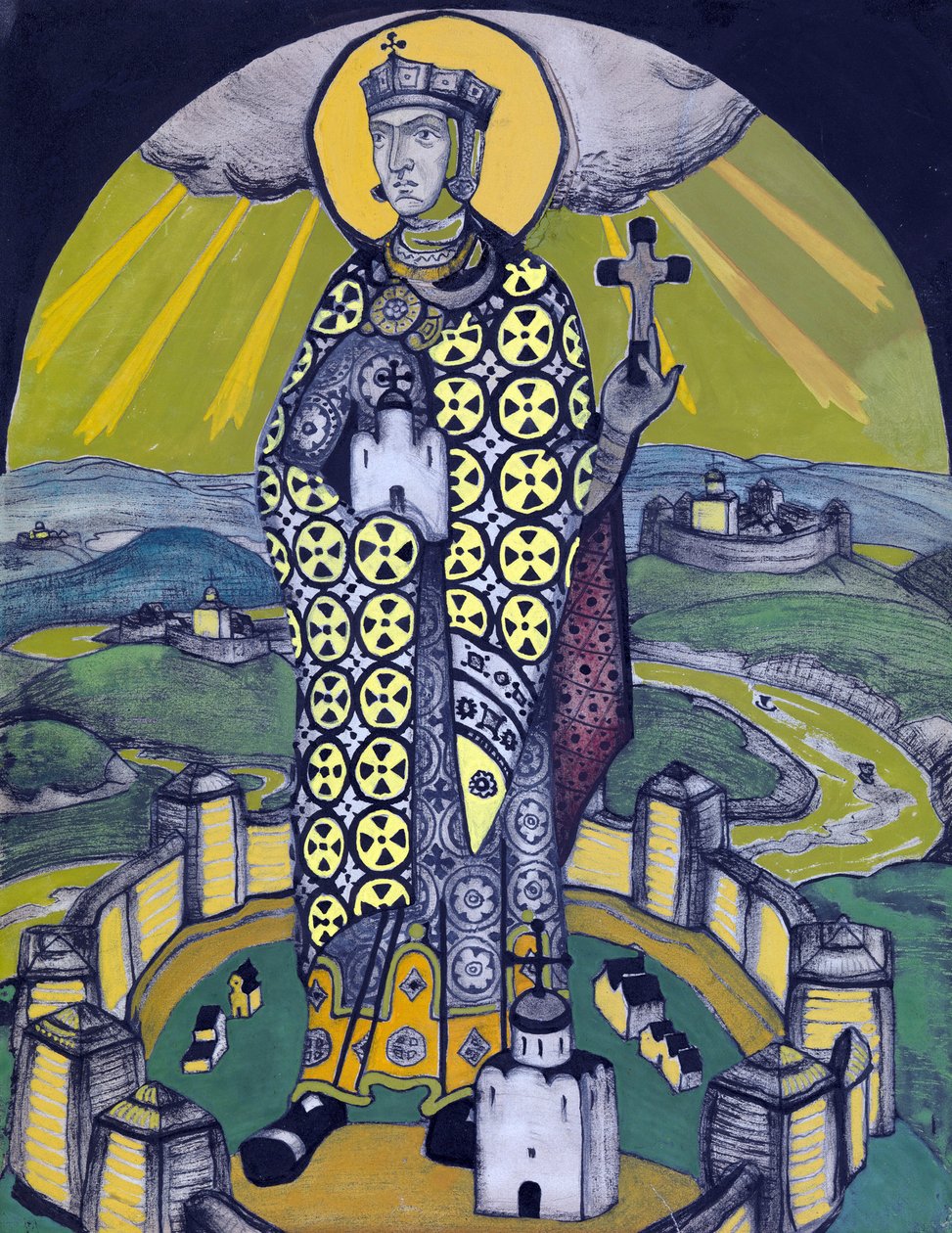 Heilige Olga, Prinzessin von Kiew von Nicholas Roerich