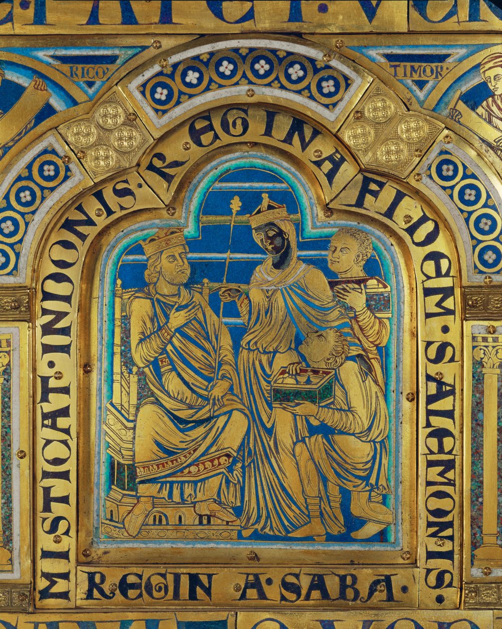 König Salomo und die Königin von Saba von Nicholas of Verdun