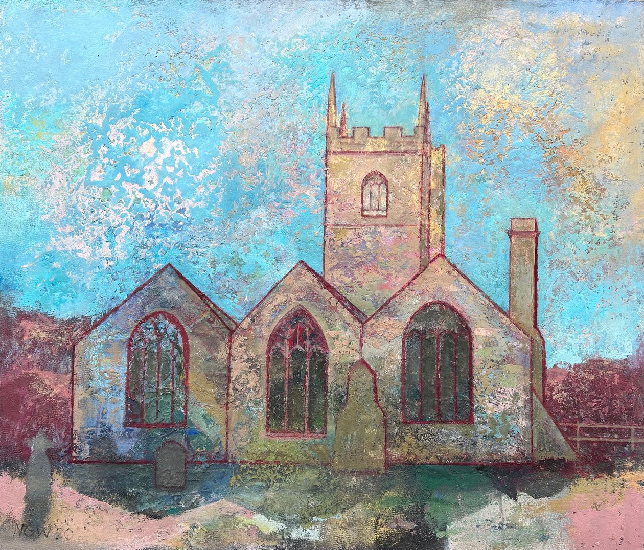 St Uny Kirche, 2021-23 von Nick Williams