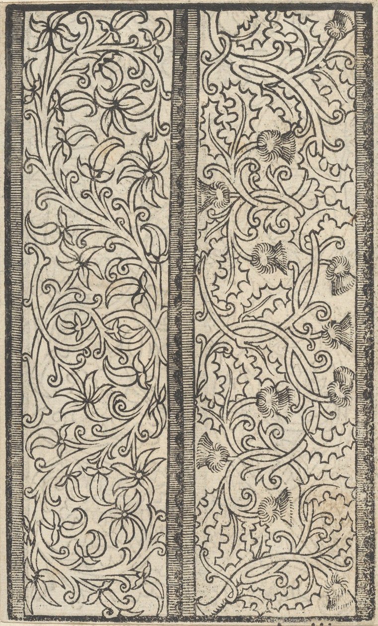 Esemplario di lavori, Seite 3 verso, August 1529 von Nicolò Zoppino