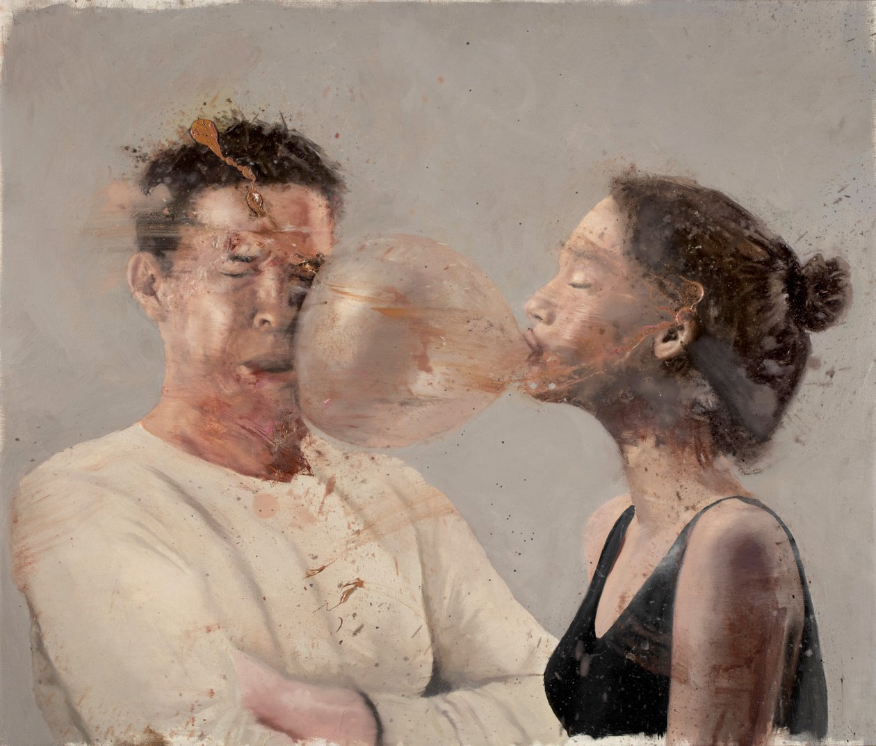 Blase I (Mädchen mit Boxer), 2020 von Nicola Pucci