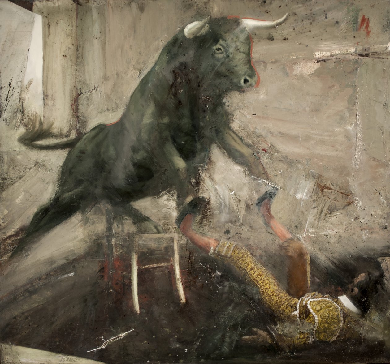 Toro-Stuhl und Torero von Nicola Pucci