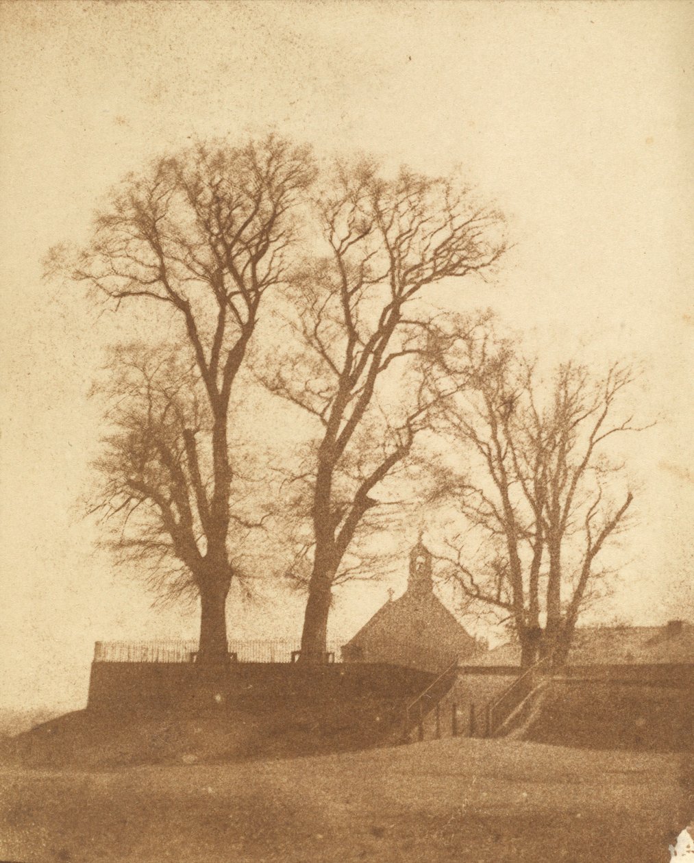 Forbury Hill, Reading, um 1845 von Nicolaas Henneman