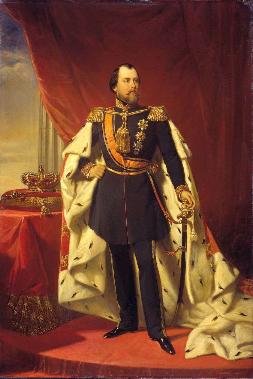 Wilhelm III. 1817-1890, König der Niederlande, 1856 von Nicolaas Pieneman