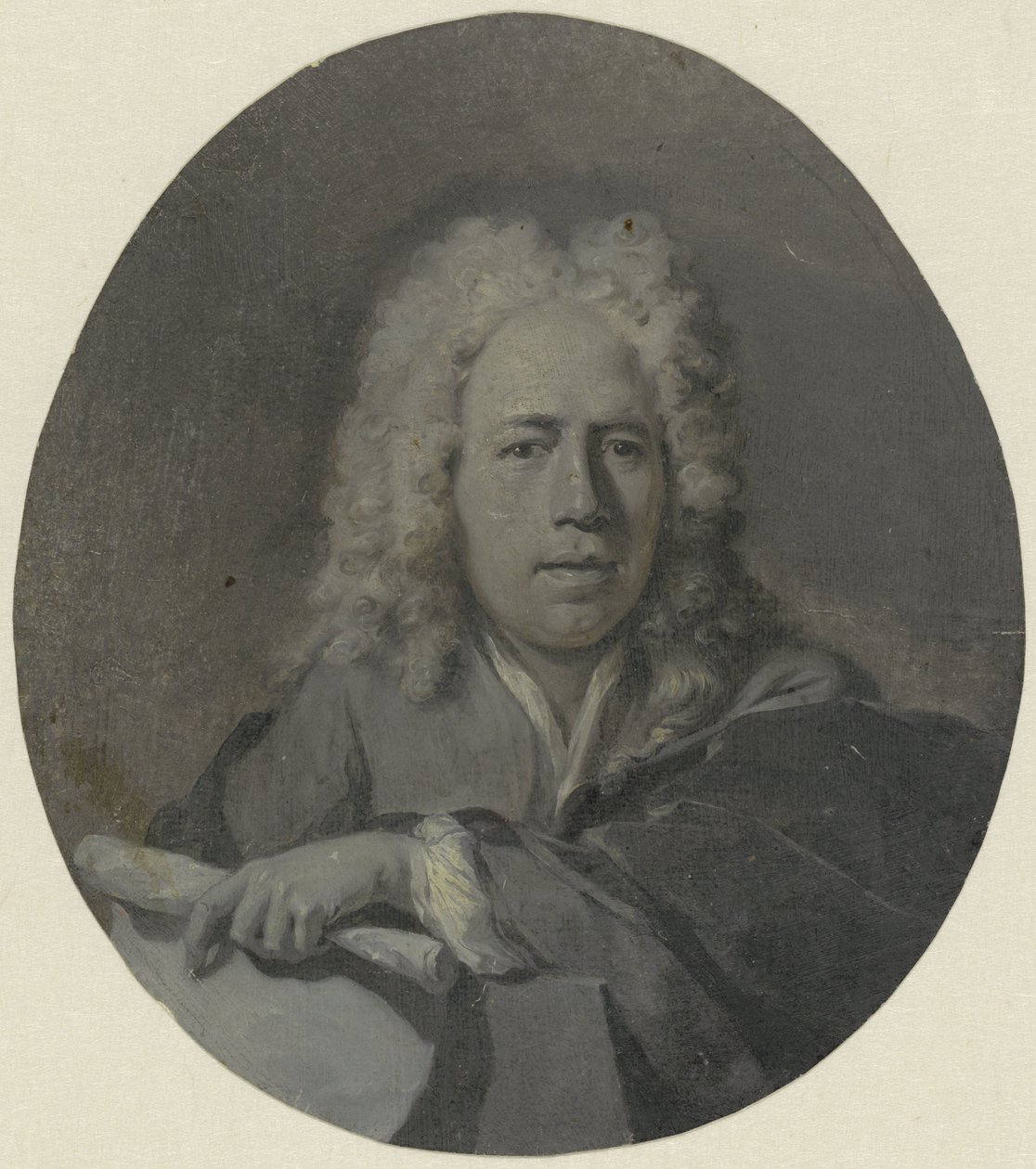 Porträt des Malers Carel Borchaert Voet von Nicolaas Verkolje