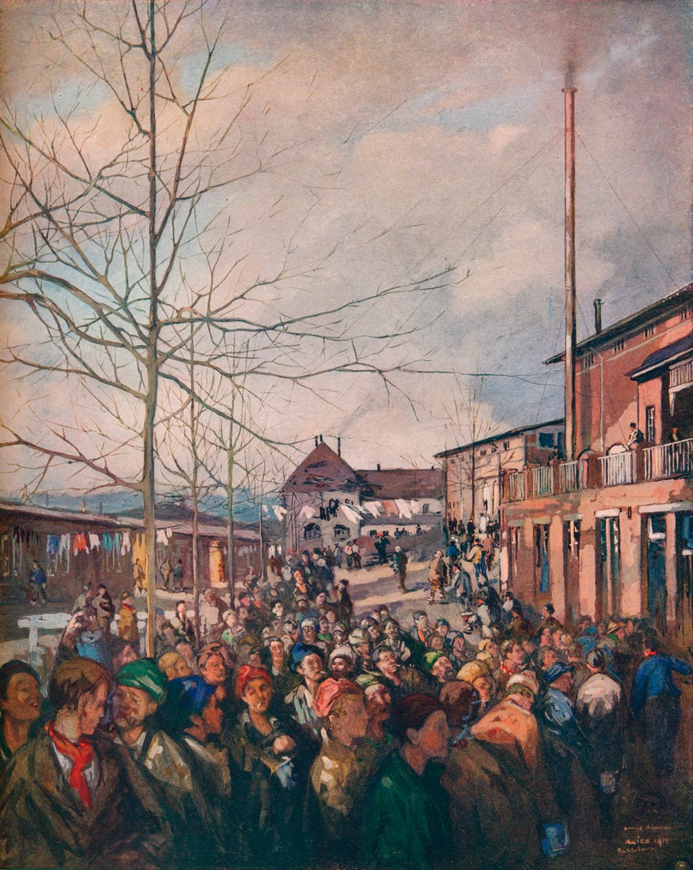 Ruhleben Gefangenenlager, Weihnachtsessen, 1917 von Nicolaas Wilhelm Jungmann