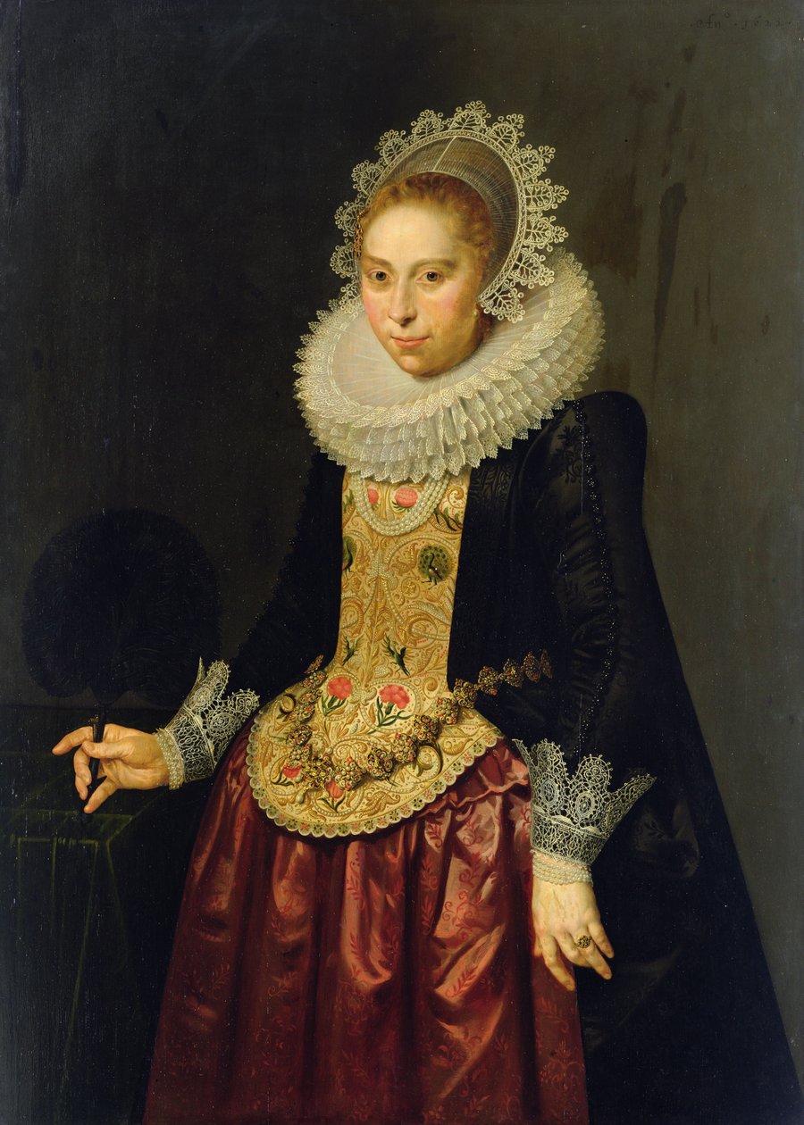 Porträt einer jungen Dame, 1622 von Nicolaes Eliasz