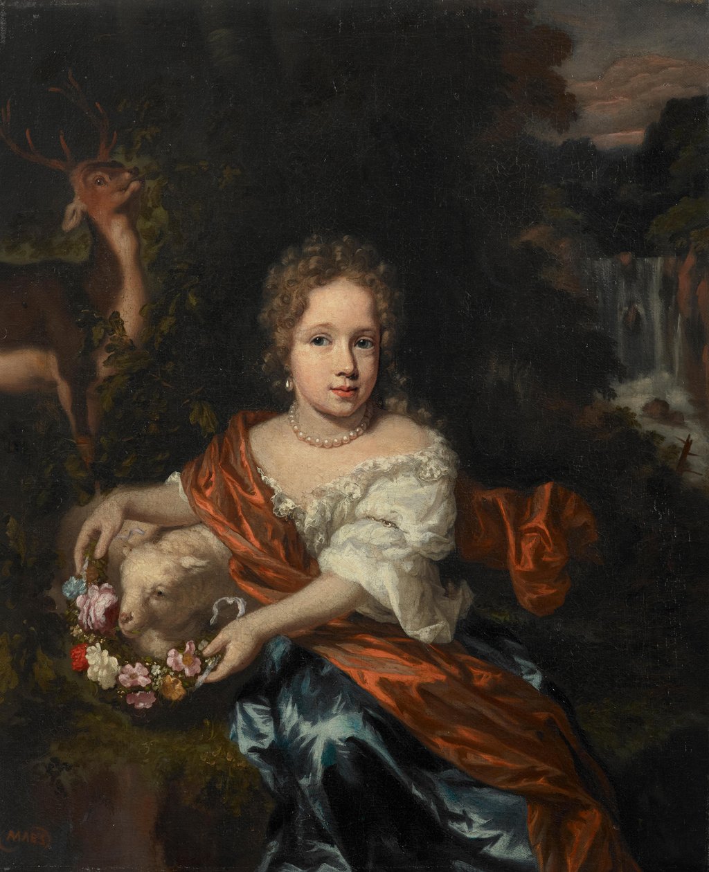 Porträt eines unbekannten Mädchens von Nicolaes Maes
