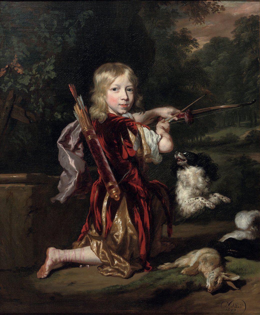 Porträt eines unbekannten Jungen von Nicolaes Maes