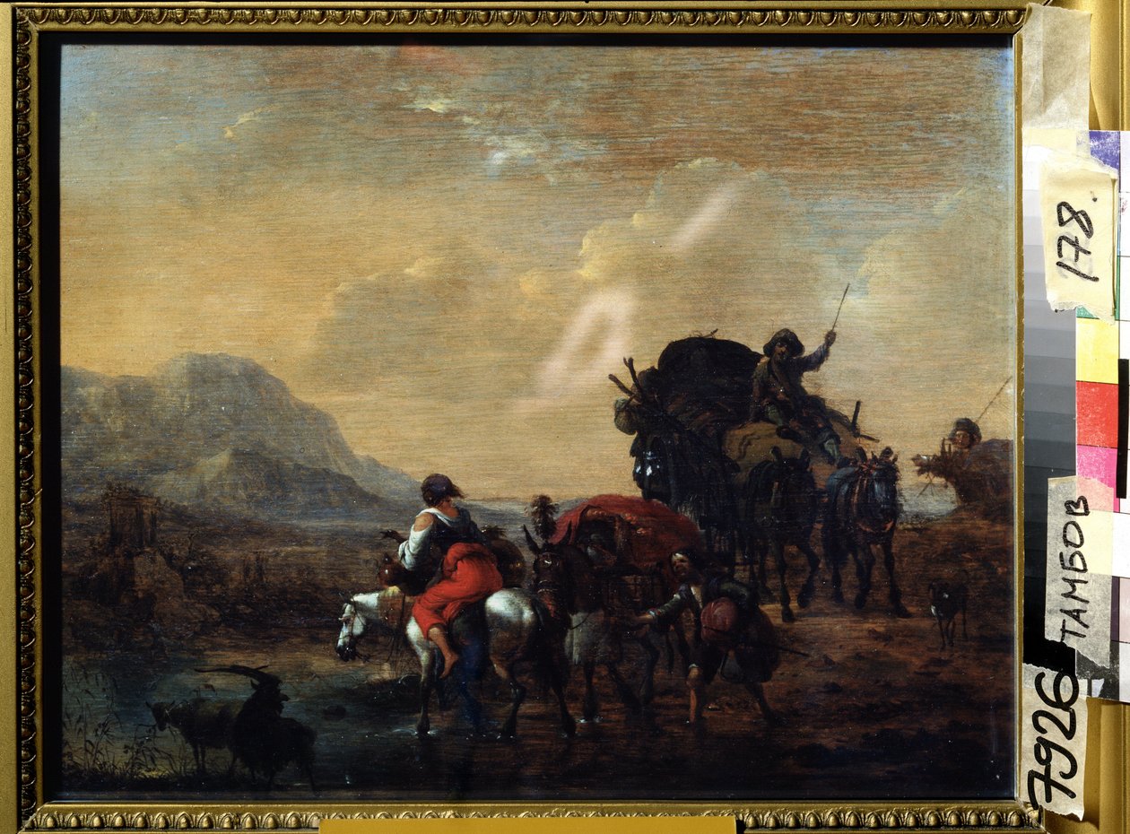 Die Karawane von Nicolaes Pietersz. Berchem
