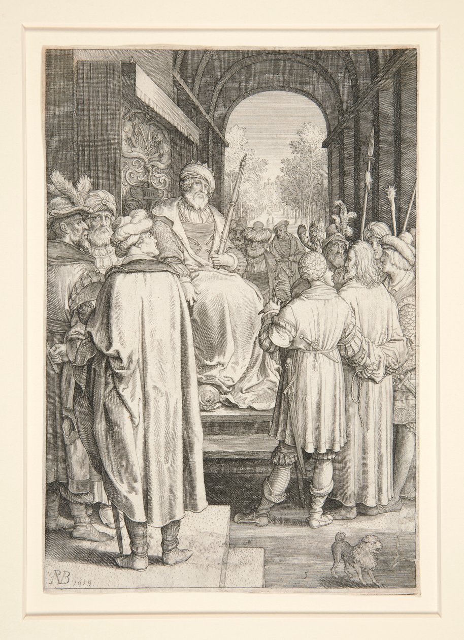 Christus vor Pilatus (Passionsserie) von Nicolaes de Bruyn