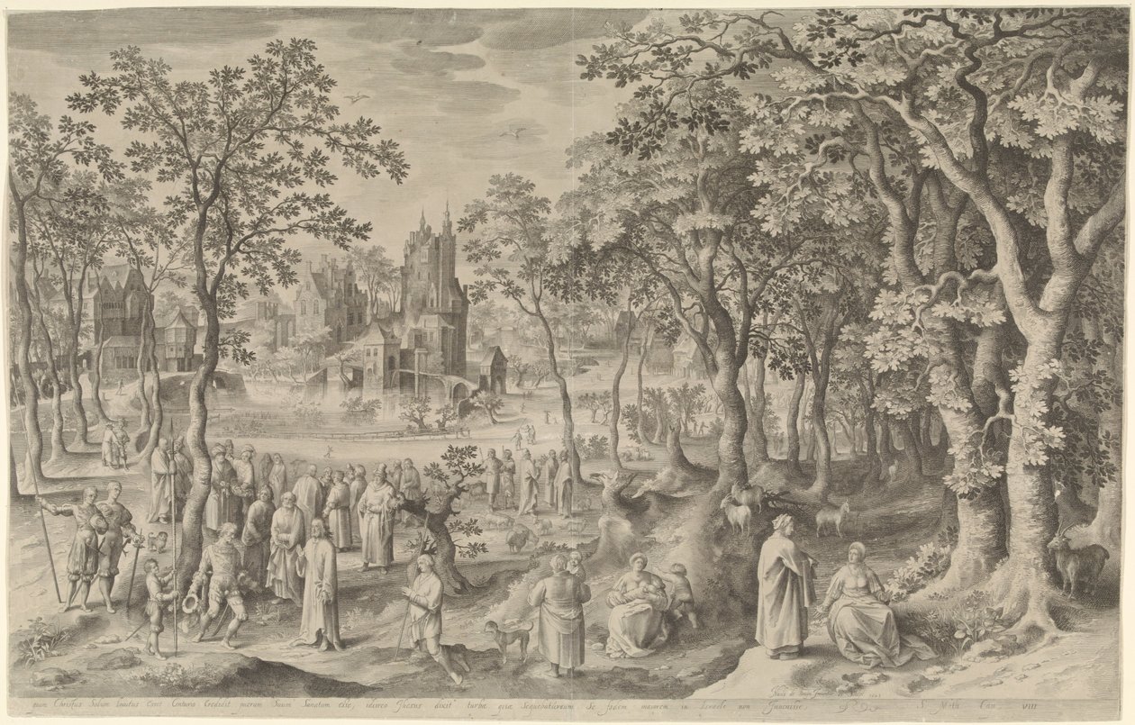 Heilung des Dieners des Hauptmanns von Kafarnaum von Nicolaes de Bruyn