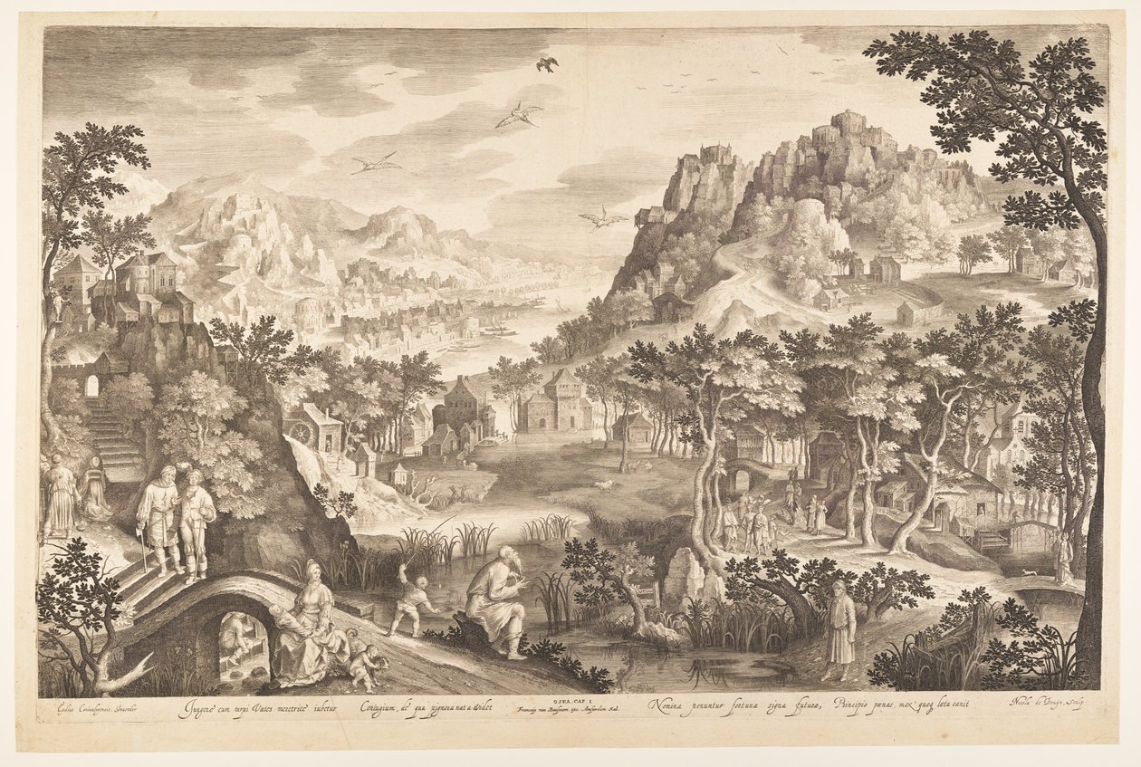 Hosea und die Prostituierte Gomer von Nicolaes de Bruyn