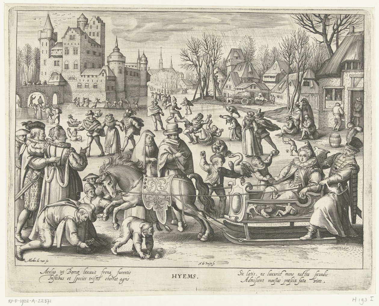 Winter von Nicolaes de Bruyn