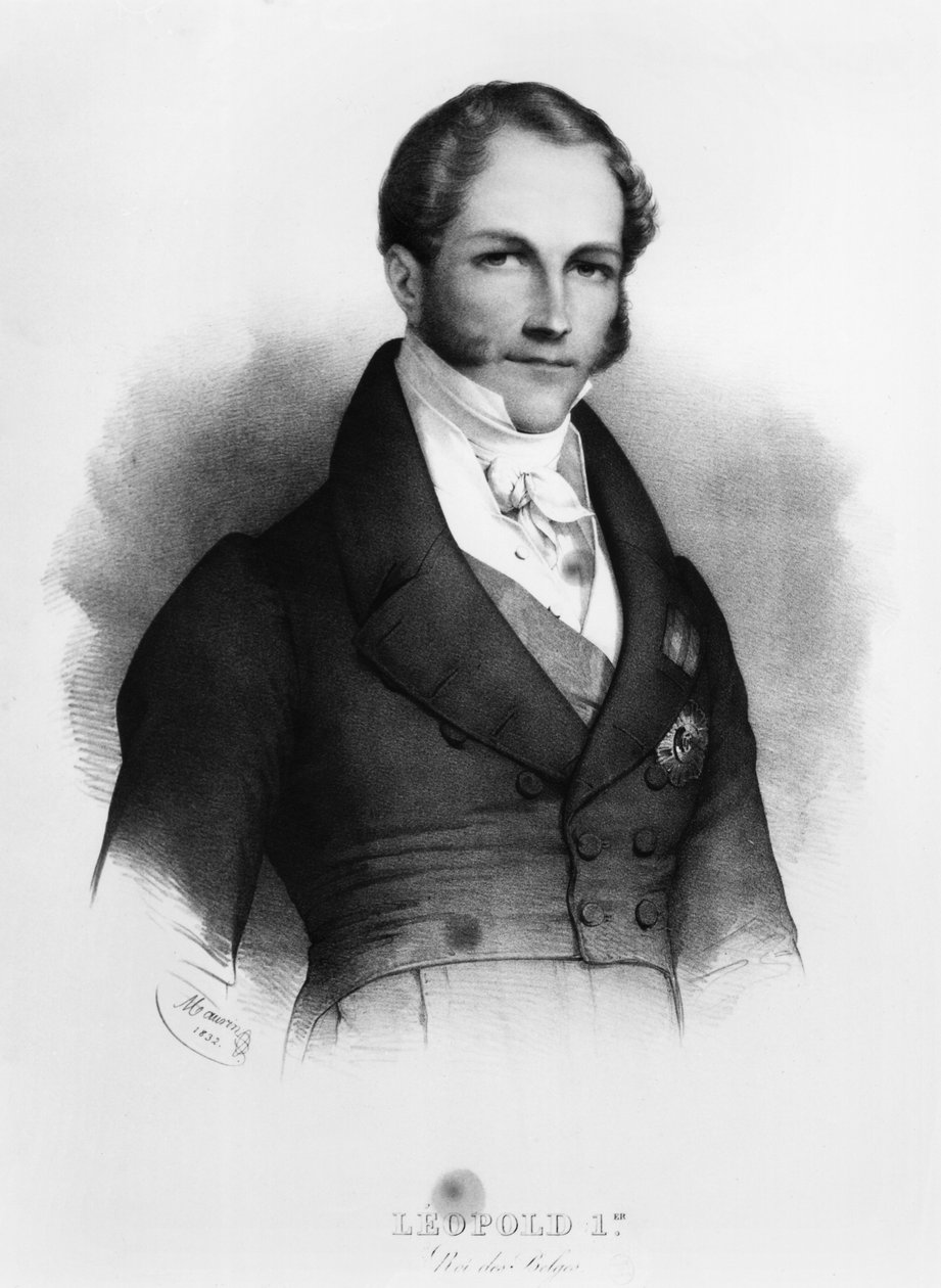 Porträt von Leopold I. (1790-1865) von Sachsen-Coburg-Gotha, 1832 von Nicolas Eustache Maurin