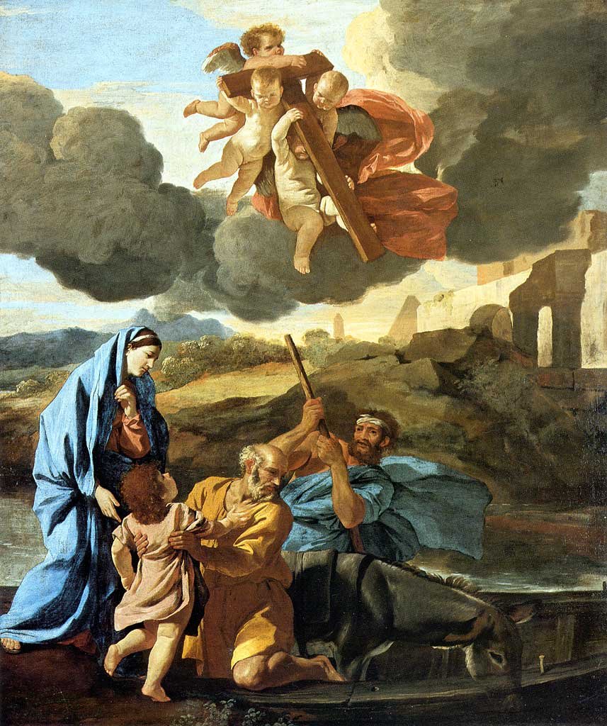 Die Rückkehr aus Ägypten von Nicolas Poussin