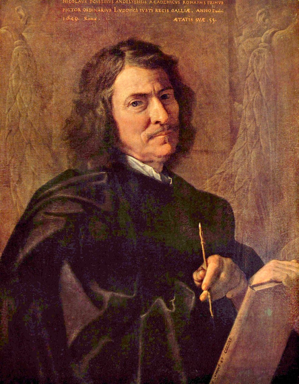 Selbstporträt des Künstlers von Nicolas Poussin