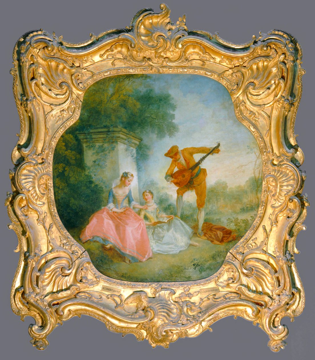 Die Musikstunde von Nicolas (attr. to) Lancret