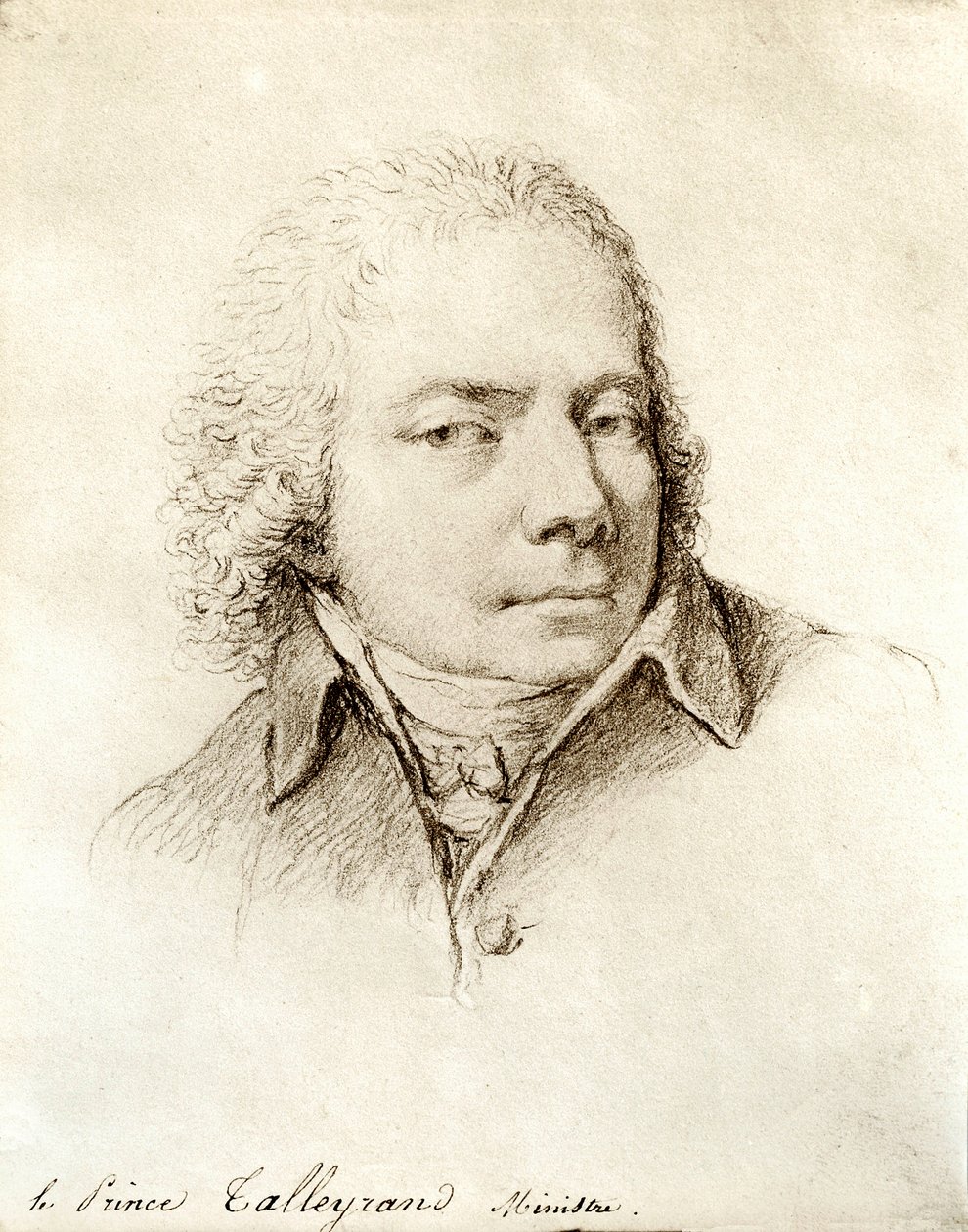 Porträt des französischen Politikers Charles Maurice de Talleyrand-Périgord von Nicolas Andre Monsiau