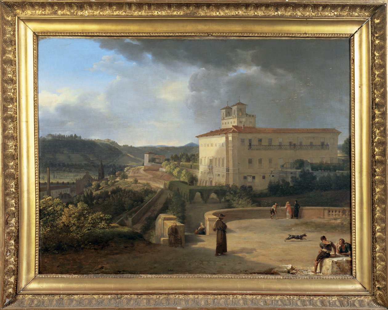 Blick auf die Villa Medici von Nicolas Antoine Taunay