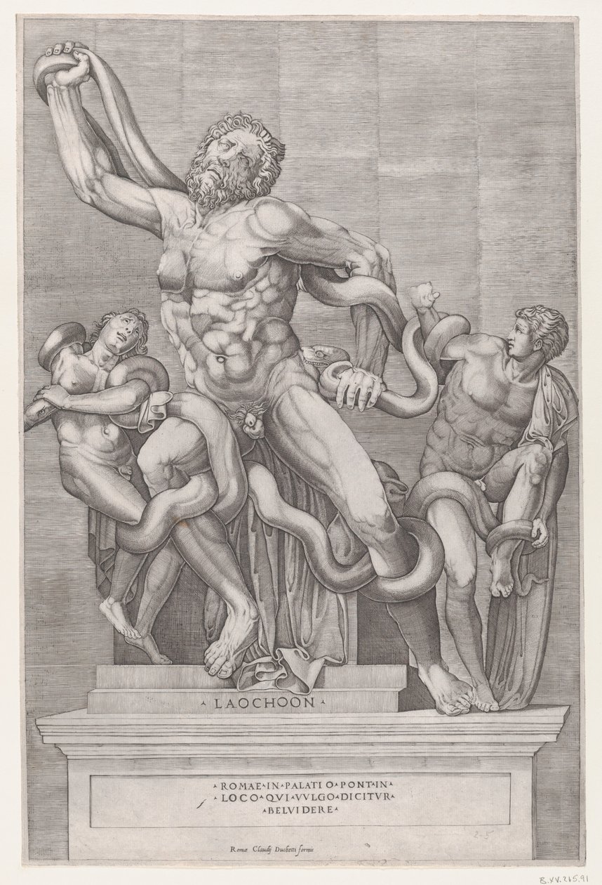 Speculum Romanae Magnificentiae: Laokoon, 16. Jahrhundert von Nicolas Beatrizet