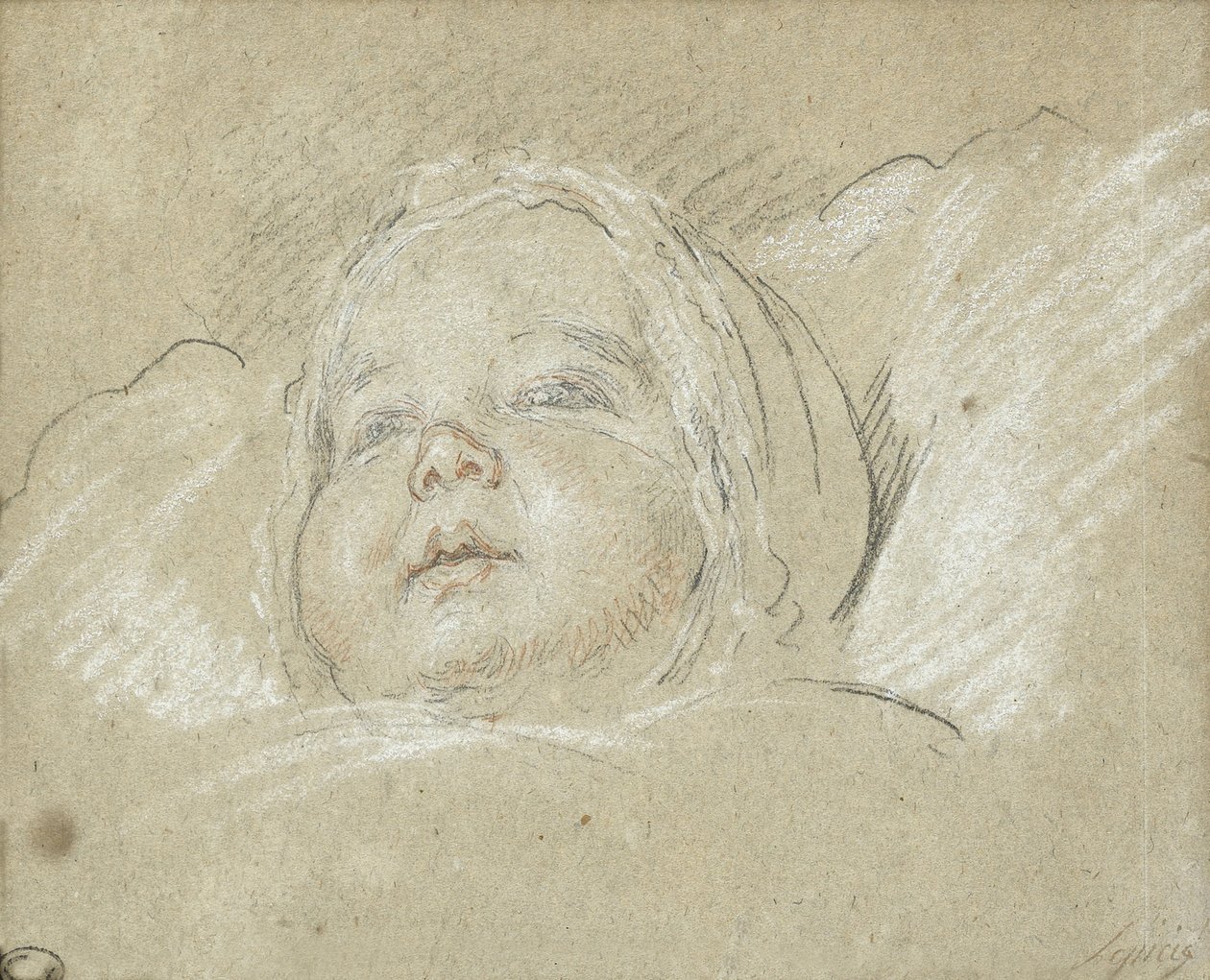 Louis-Philippe 1773-1850, Herzog von Chartres als Kind, 1773 von Nicolas Bernard Lepicie