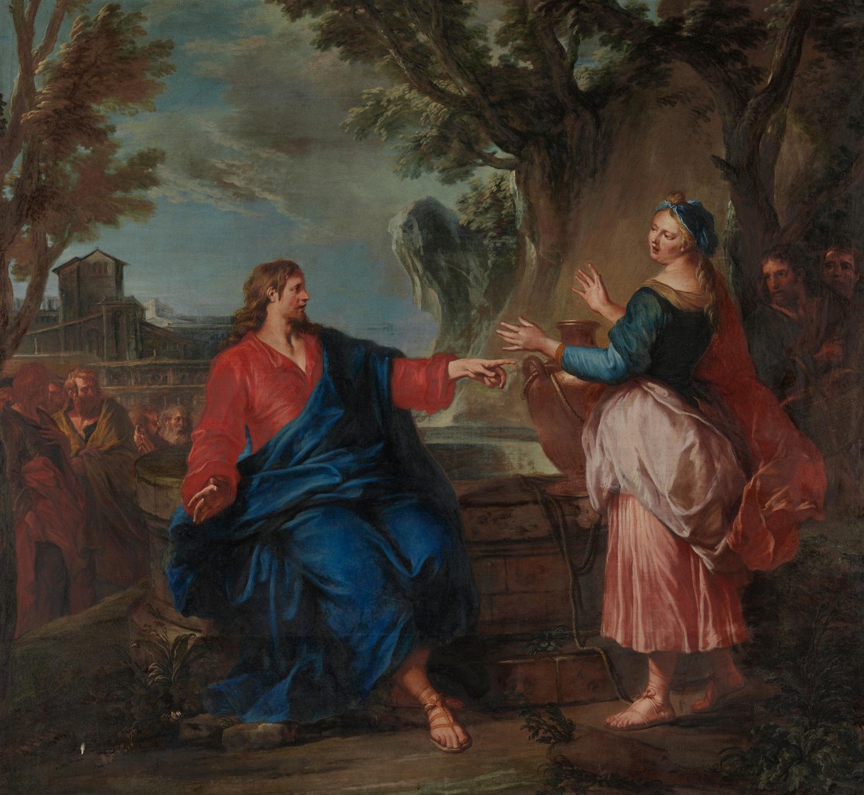 Christus und die Samariterin von Nicolas Bertin