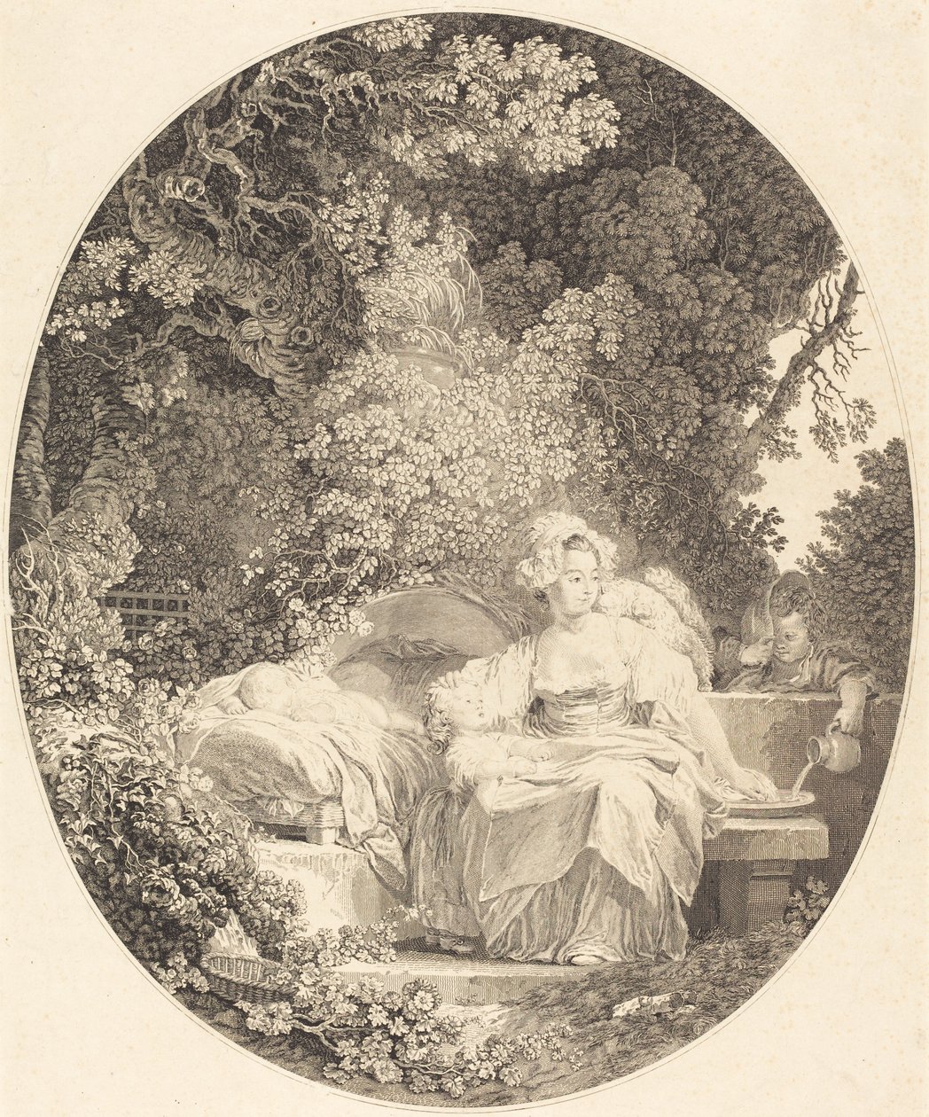 La Bonne Mère von Nicolas Delaunay after Jean Honoré Fragonard