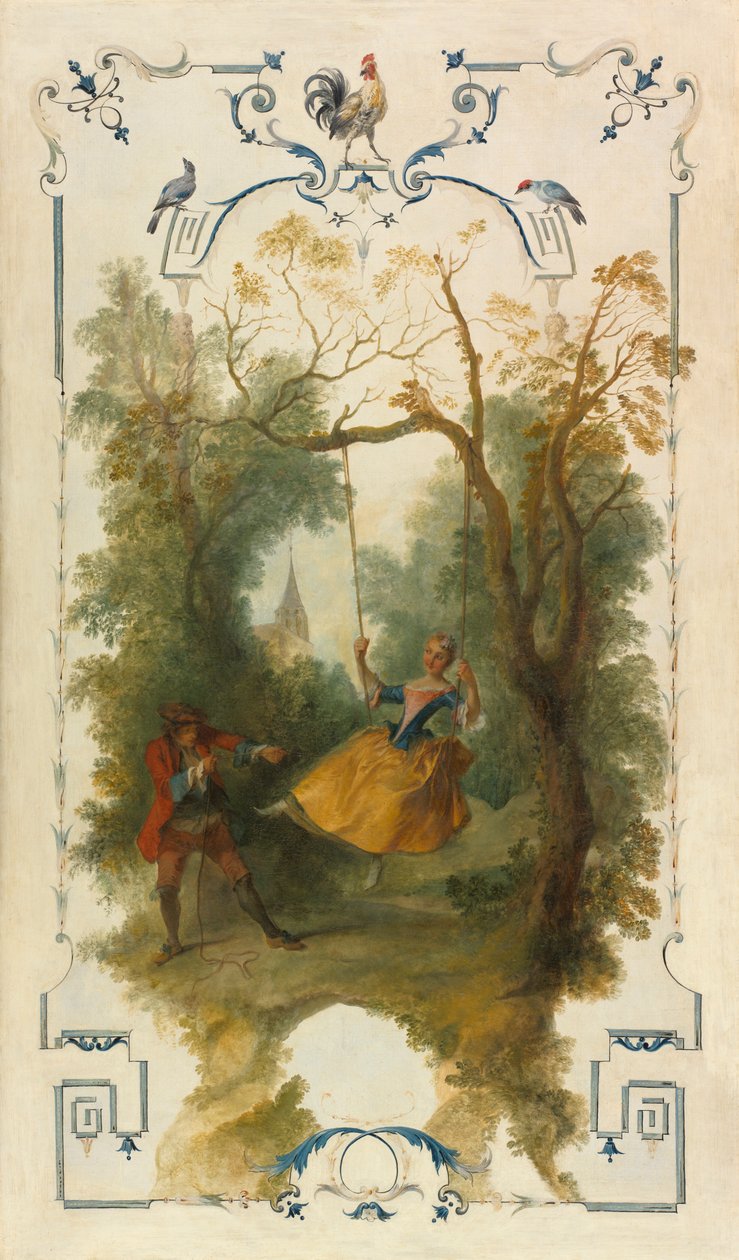 Die Schaukel, ca. 1723-1727 von Nicolas Lancret