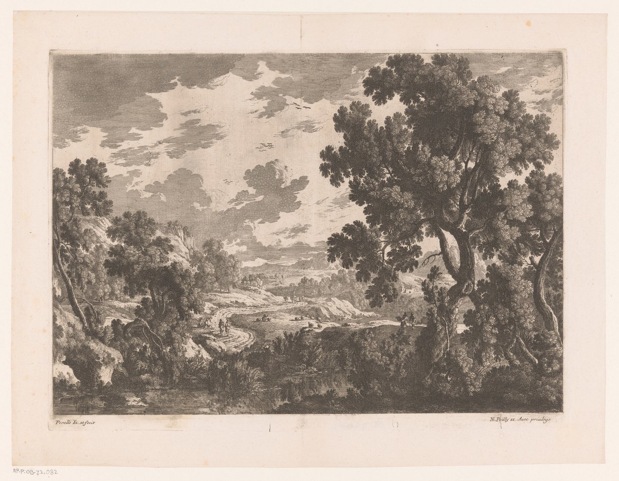 Flusslandschaft mit kurviger Straße von Nicolas Perelle