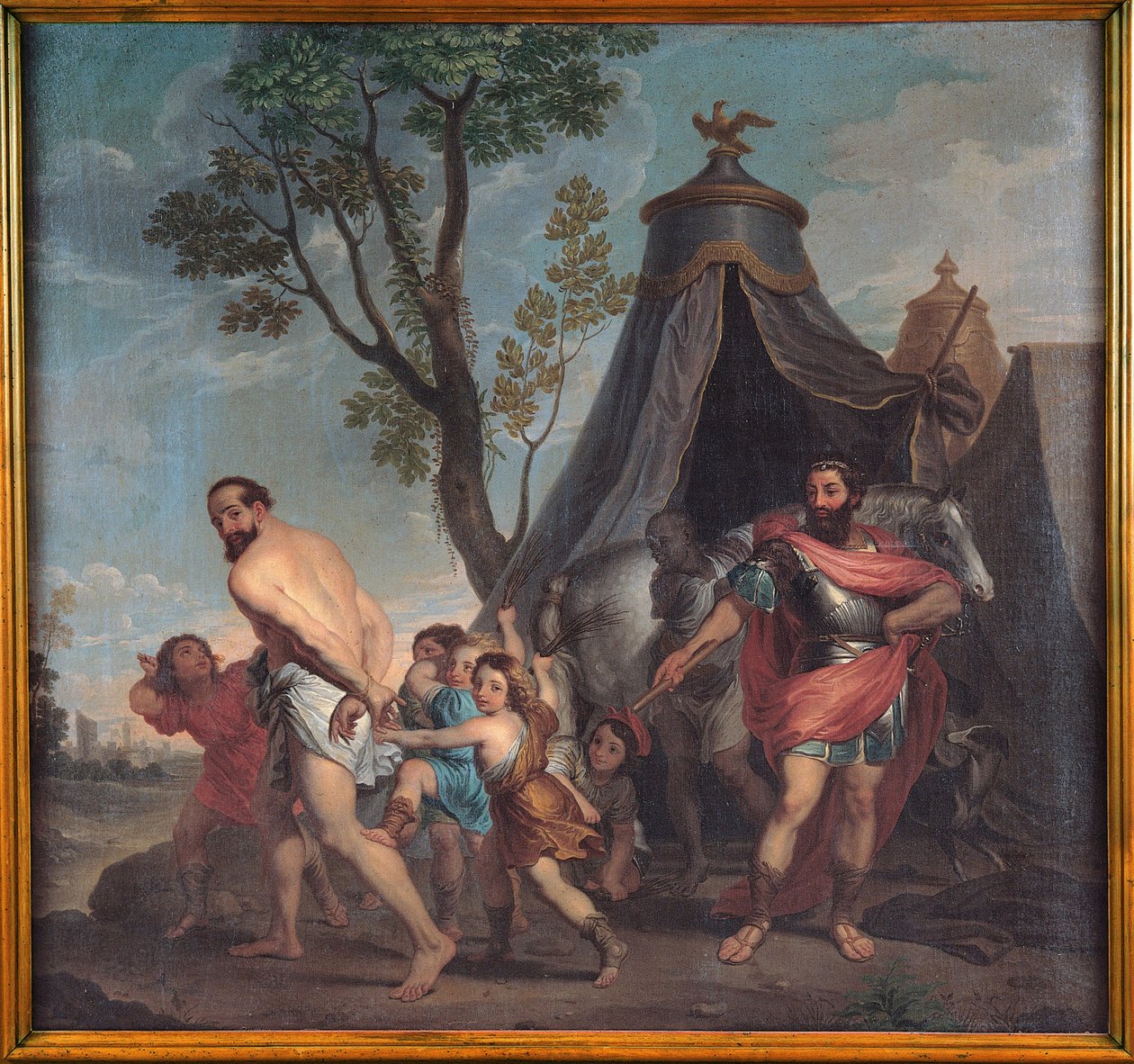 Camillus und der Schulmeister von Falerii von Nicolas Poussin