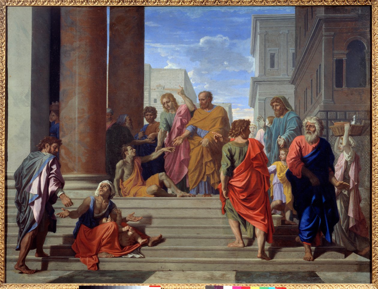 Heilung des Lahmen durch Petrus und Johannes von Nicolas Poussin