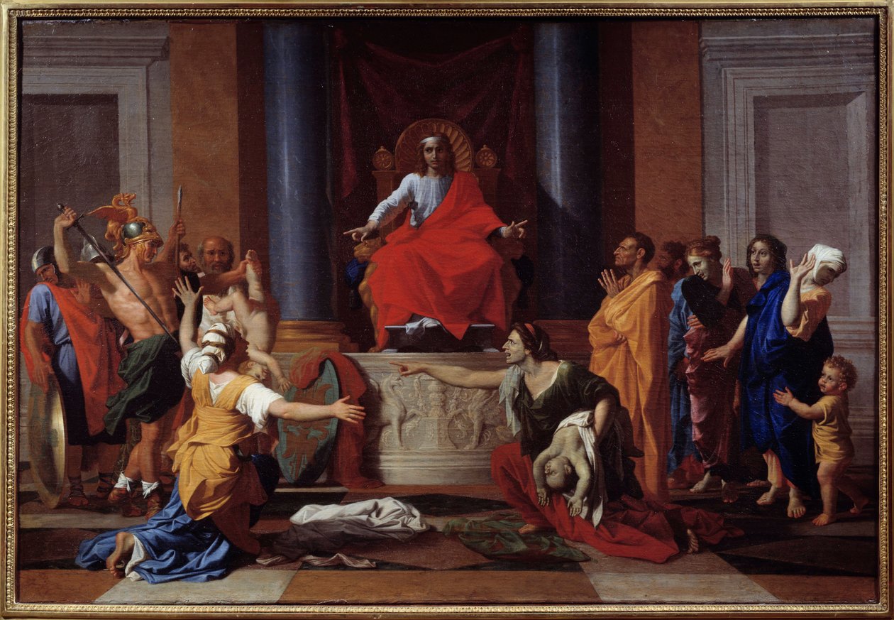 Salomons Urteil von Nicolas Poussin