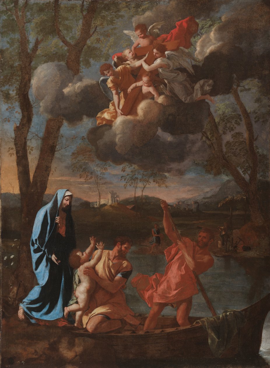 Die Rückkehr der Heiligen Familie nach Nazareth von Nicolas Poussin