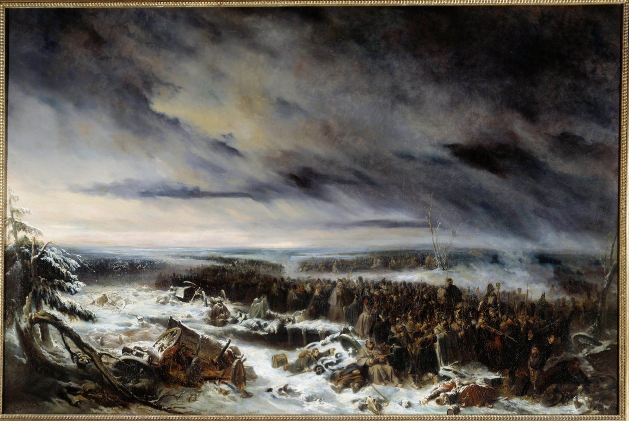 Episode des russischen Rückzugs von Nicolas Toussaint Charlet
