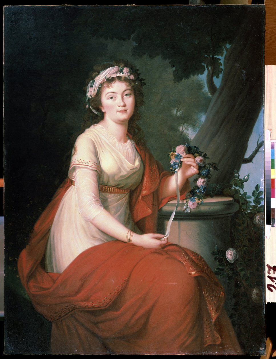 Porträt der Gräfin Tatiana Yusupova von Nicolas de Courteille