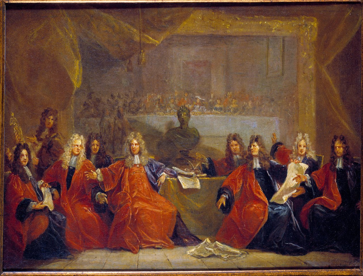 Le prévôt des marchands et les échevins de la ville de Paris von Nicolas de Largillière
