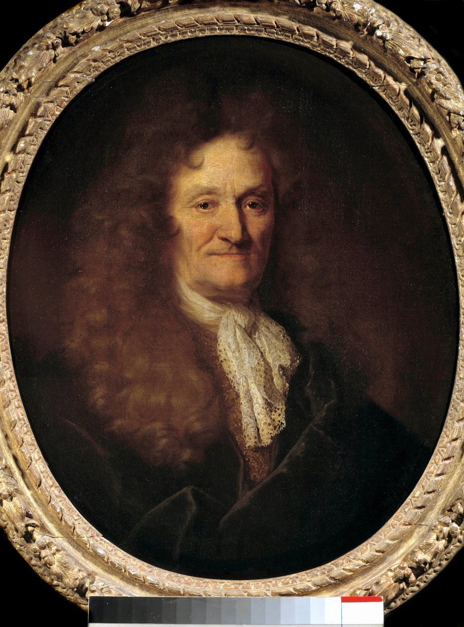 Porträt von Jean de la Fontaine (1621-1695) von Nicolas de Largillière