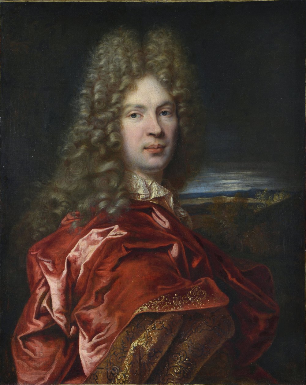 Porträt von Pierre-Vincent Bertin (Pierre Vincent) (1653-1711), französischer Finanzier und Kunstliebhaber von Nicolas de Largillière