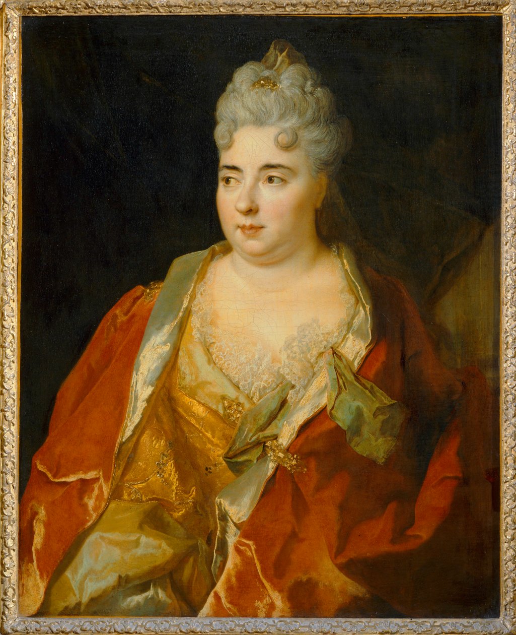 Porträt einer Dame, angeblich Marie-Anne Mancini, Herzogin von Bouillon von Nicolas de Largillière