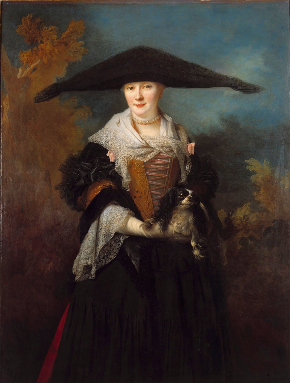 Porträt der schönen Straßburg. Gemälde von Nicolas de Largillière (1656-1746) 1703 Straßburg, Musée des Beaux Arts von Nicolas de Largillière