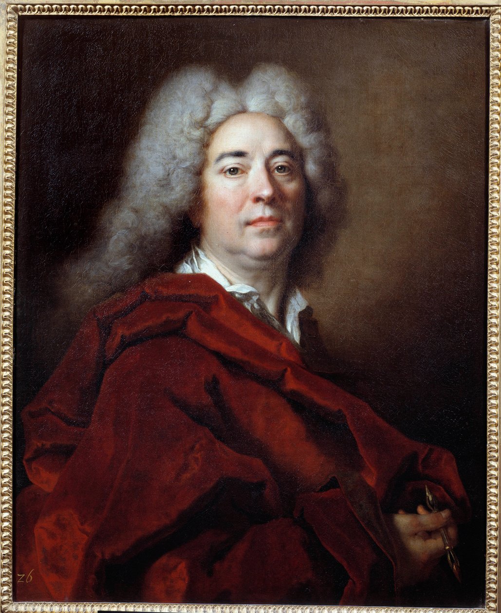 Selbstporträt. Gemälde von Nicolas De Largilliere (1656-1746) von Nicolas de Largillière
