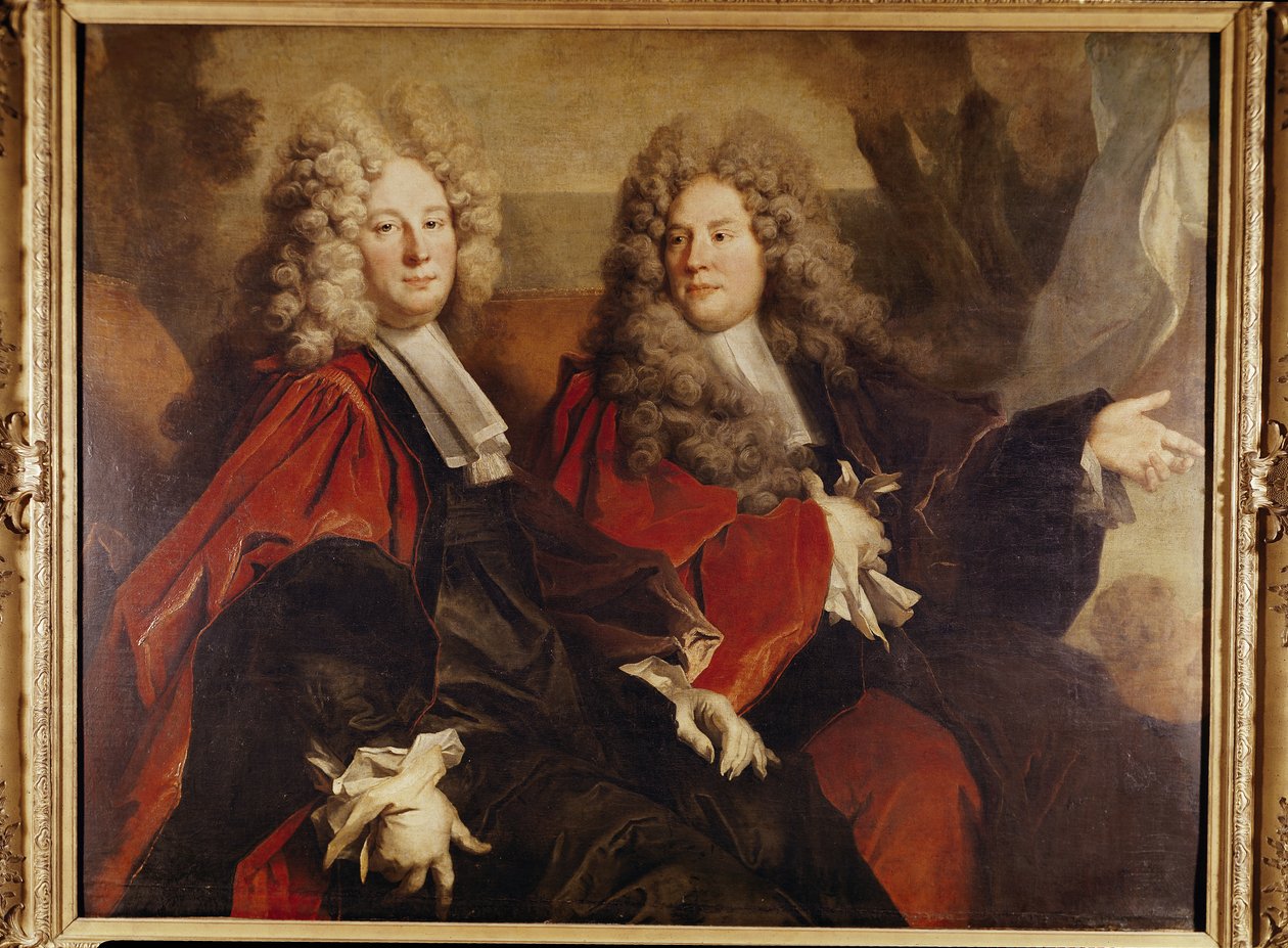 Porträt von Stadtrat Hugues Desnots und Stadtrat Bouhet, gewählt 1702 von Nicolas de Largillière